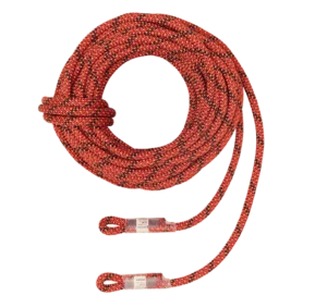 corde bandit 11mm rouge de courant enroulée sur elle-même