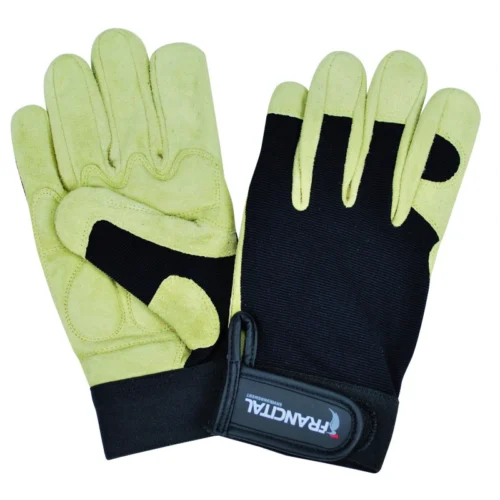 gants bucheron francital jaune